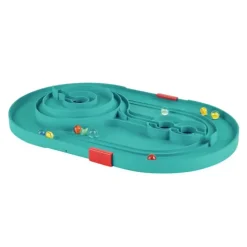New Hape Quadrilla Stack Track Bucket Set Wooden Marble Run Blocks