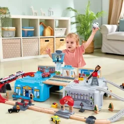 Clearance Hape Super Cityscape Transport Bucket Set