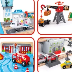 Clearance Hape Super Cityscape Transport Bucket Set