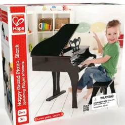 Online Hape Happy Grand Piano - Black
