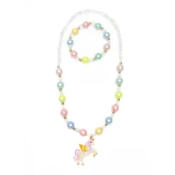 Clearance Creative Education Happy-Go-Unicorn Necklace & Bracelet Set