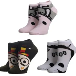 Online Bio World Harry Potter - 3 Pair Character Ankle Socks