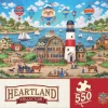 Best MasterPieces Heartland Collection - Balloons Over the Bay - 550 Piece Puzzle