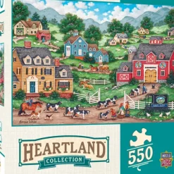 Sale MasterPieces Heartland Collection - The Curious Calf - 550 Piece Puzzle