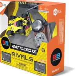 New Spin Master Hexbug Battlebots Rivals V6 - HyperShock vs Rusty