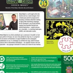Hot MasterPieces Hidden Images Glow In The Dark - Secrets of the Deep - 500 Piece Puzzle