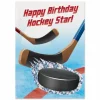 New Peaceable Kingdom Hockey Foil Birthday Cards