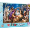 New MasterPieces Holiday - Christ is Born - 100 Piece Glitter Puzzle