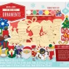 MasterPieces Holiday Wood Paint Kit - 12pc Ornaments