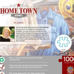 New MasterPieces Hometown Heroes - Fire and Rescue - 1000 Piece Puzzle