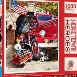 Clearance MasterPieces Hometown Heroes - Firehouse Dreams - 1000 Piece Puzzle