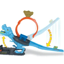 Hot Mattel Hot Wheels City T-Rex Chomp Down