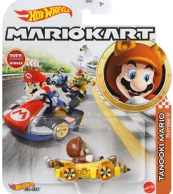 Outlet Mattel Hot Wheels Mario Kart - Tanooki Mario Bumble V