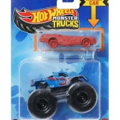 Discount Mattel HOT WHEELS Monster Truck plus Car - Race Ace