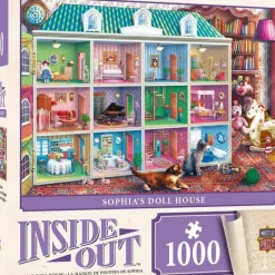 Hot MasterPieces Inside Out - Sophia's Dollhouse - 1000 Piece Puzzle