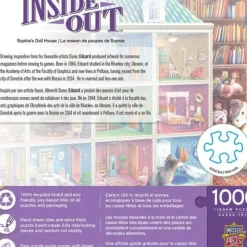 Hot MasterPieces Inside Out - Sophia's Dollhouse - 1000 Piece Puzzle