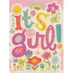 Discount Peaceable Kingdom It's a Girl Card