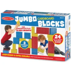 Outlet Melissa u0026 Doug Jumbo Cardboard Blocks (24 pc)