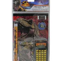 Clearance United Party Jurassic World 7 Piece Calculator Set in Bag