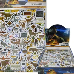 Outlet United Party Jurassic World Raised Sticker Sheet