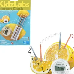 4M Kidz Labs Lemon Clock