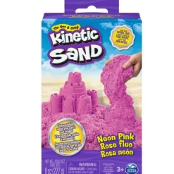 Clearance Spin Master Kinetic Sand 8 oz Neon Sand Box Assortment