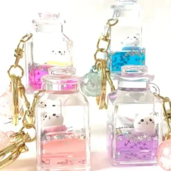 Clearance BC Mini Kitty Jar Floaty Key Charm