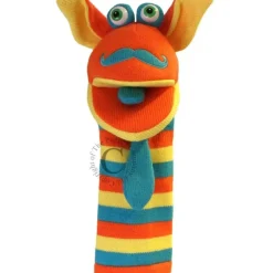New The Puppet Company Knitted Puppets - Mango