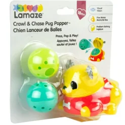Outlet Fat Brain Toys Lamaze Crawl and Chase Pug Popper
