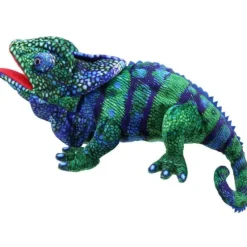 Hot The Puppet Company Large Creature Puppet - Chameleon - Blue/Green