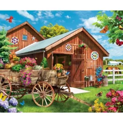 MasterPieces Lazy Days - Flying to Flower Farm - 750 Piece Puzzle