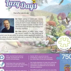 Best MasterPieces Lazy Days - Free to Fly - 750 Piece Puzzle