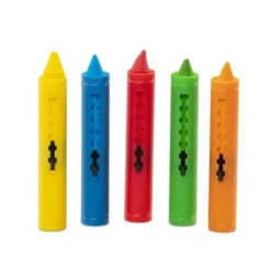 New Melissa u0026 Doug Learning Mat Wipe Off Crayons - 5 Colors