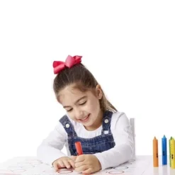New Melissa u0026 Doug Learning Mat Wipe Off Crayons - 5 Colors