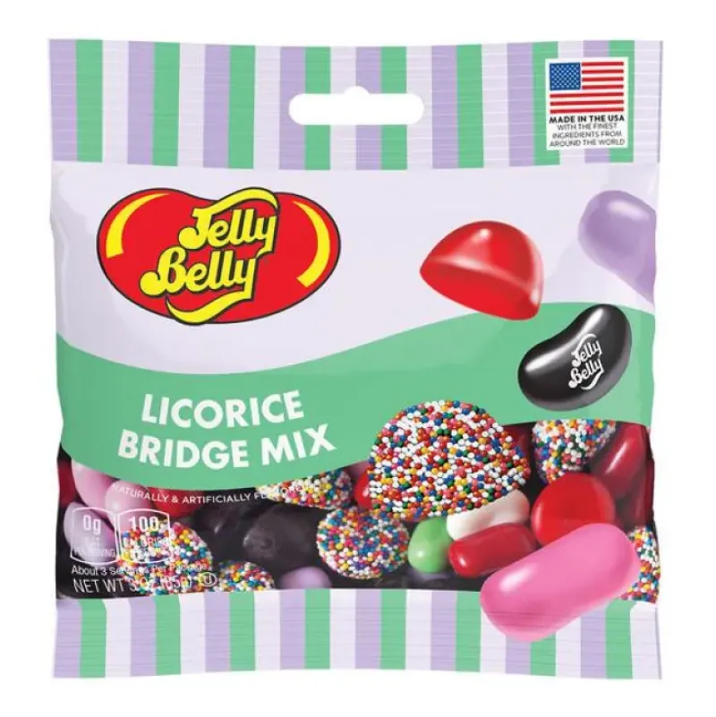 Sale Jelly Belly Licorice Bridge Mix 3 oz Bag