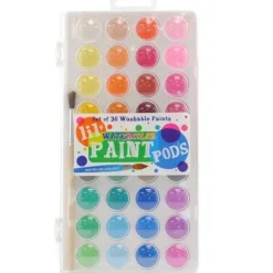 Outlet Ooly Lil' Paint Pods Watercolor Paint - Set of 36 Colors