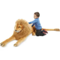 Clearance Melissa u0026 Doug Lion - Lifelike Animal Giant Plush