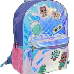 New United Party LOL Surprise 16" Foil Backpack