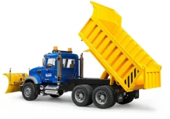 Outlet Bruder MACK Granite Dump Truck with Snow Plow Blade