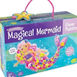 Peaceable Kingdom Magical Mermaid Floor Puzzle 41 Pieces