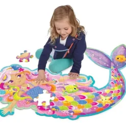 Peaceable Kingdom Magical Mermaid Floor Puzzle 41 Pieces