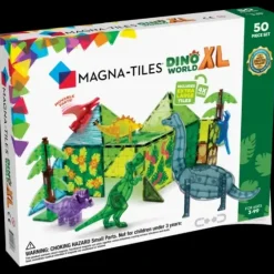 New Magna-Tiles Dino World XL 50 Piece Set