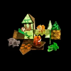 New Magna-Tiles Jungle Animals 25 Piece Set