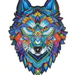 Clearance Unidragon Majestic Wolf Wooden Puzzle