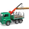 Discount Bruder MAN TGA Timber Truck with Loading Crane with 3 Logs