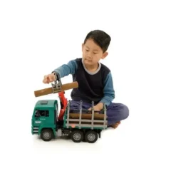 Discount Bruder MAN TGA Timber Truck with Loading Crane with 3 Logs