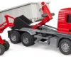 Sale Bruder MAN TGS Truck w/Roll-Off-Container & Compact Loader