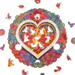 Discount Unidragon Mandala - Conscious Love Wooden Jigsaw Puzzle