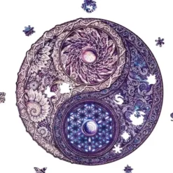 Discount Unidragon Mandala - Overaching Opposites Wooden Jigsaw Puzzle