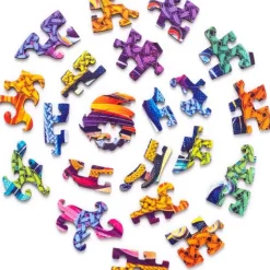 Discount Unidragon Mandala - Spiral Incarnation Wooden Jigsaw Puzzle